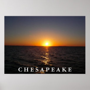 Póster Atardecer en el Chesapeake