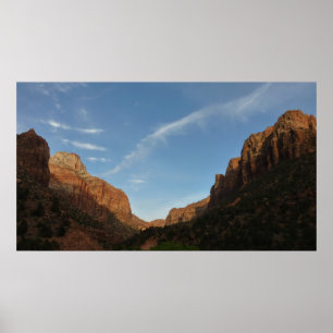 Póster Atardecer en el cruce de Canyon en el Parque Nacio