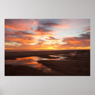 Póster Atardecer En El Mar De Cortez