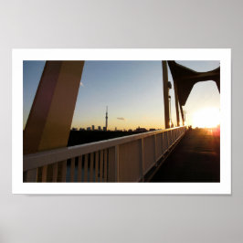 Póster Atardecer en el puente Horikirihinan: Poster de To
