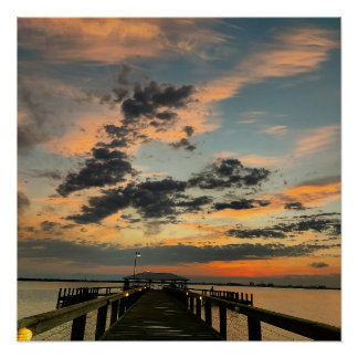 Póster Atardecer en Florida