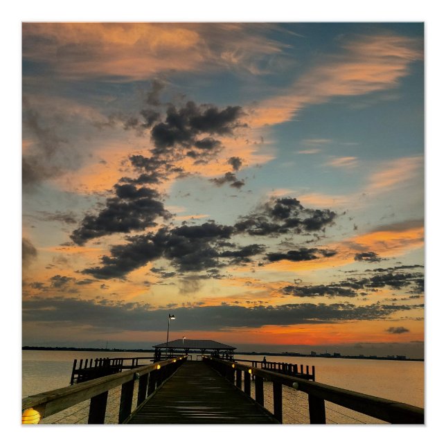Póster Atardecer en Florida (Anverso)