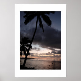 Póster Atardecer en Guam
