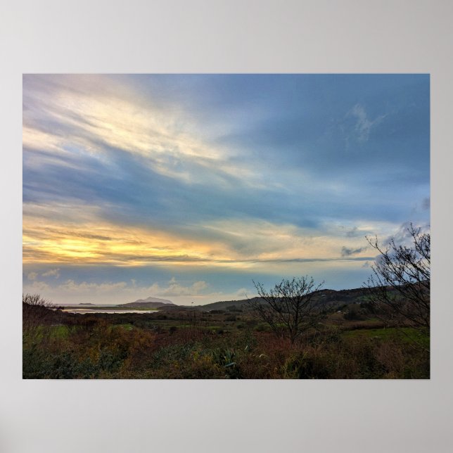 Póster Atardecer en Irlanda 17 (Frente)