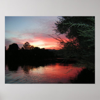 Póster Atardecer en la canalla