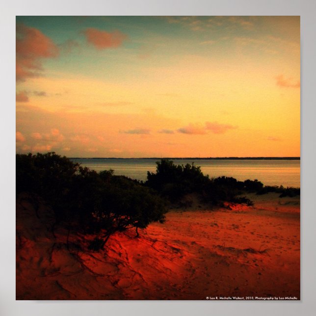 Póster Atardecer en la cresta de Jockey (Frente)