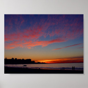 Póster Atardecer En La Jolla Shores