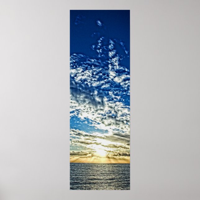 Póster Atardecer en Liguria - las Cinque Terre, Poster de (Frente)