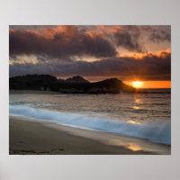 Atardecer en Monastery Beach, Carmel, California