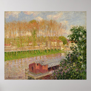 Póster Atardecer en Moret-sur-Loing, 1901