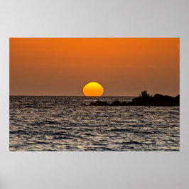 Póster Atardecer en Paphos, Poster de Chipre (2532)