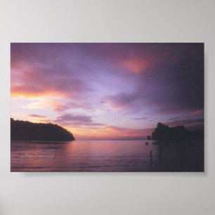 Póster Atardecer en Tailandia