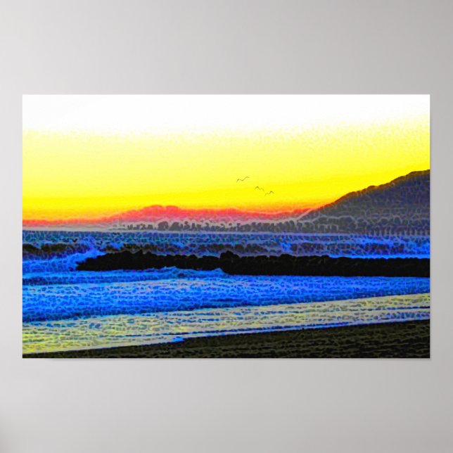 Póster Atardecer Místico  (Frente)