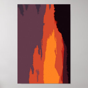 Póster Atardecer simplificado