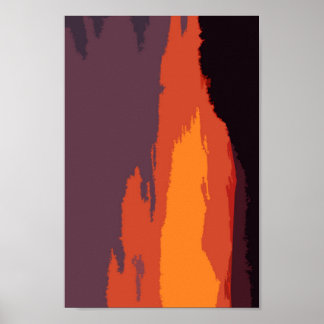 Póster Atardecer simplificado