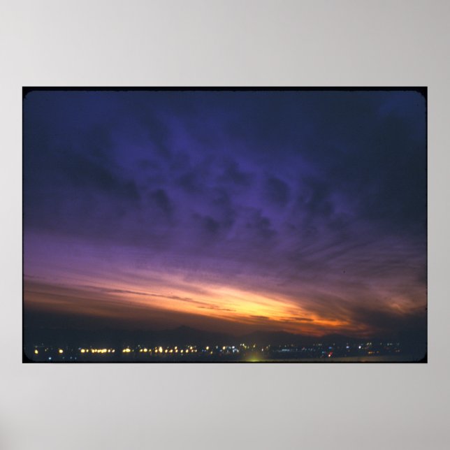 Póster Atardecer sobre Phoenix (Frente)