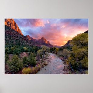Póster Atardecer sobre Watchman
