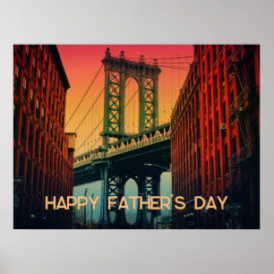Póster Atardecer Vintage de Moda Personalizado Clásico Dí
