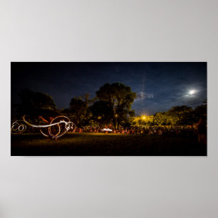 Póster Atasco de luna llena