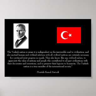 Póster Ataturk - Sobre Turquía y la sociedad internaciona