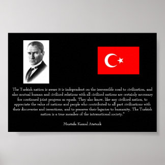 Póster Ataturk - Sobre Turquía y la sociedad internaciona