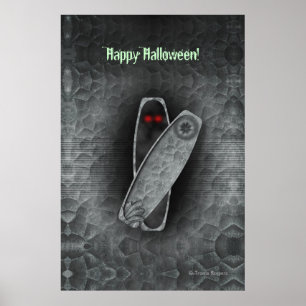 Póster Ataúd - poster de Halloween