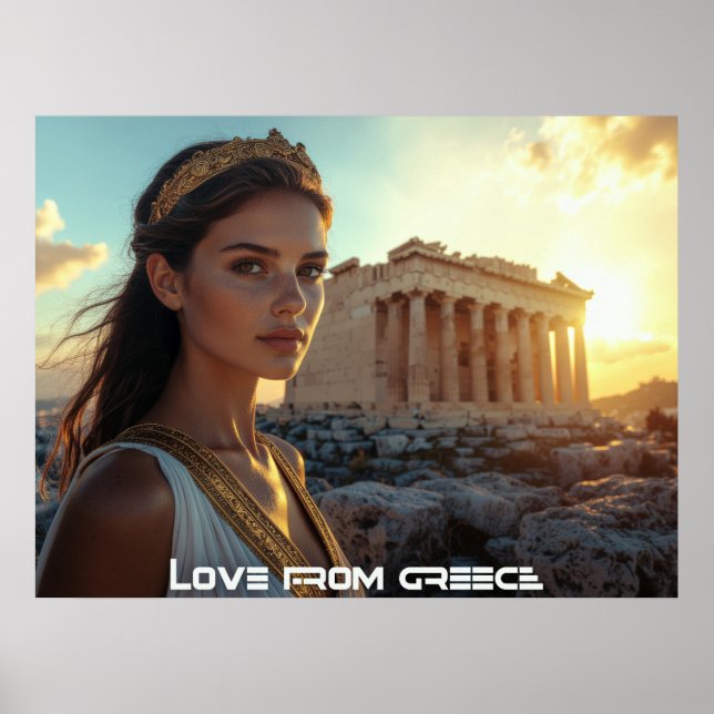 PÓSTER ATENAS - GRECIA (Frente)