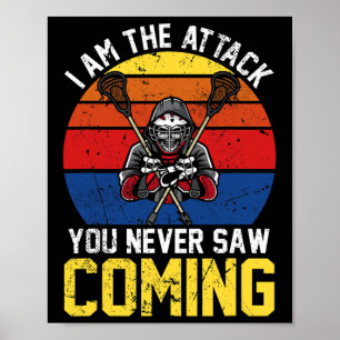 Póster Atentado Lacrosse Nunca Viste El Palo Cruzado