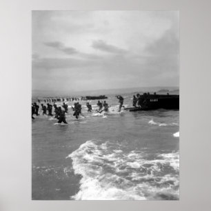 Póster Aterrizaje africano del norte