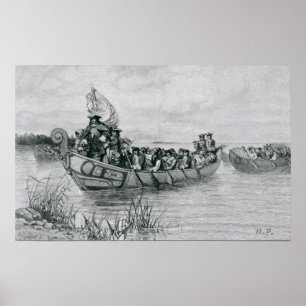 Póster Aterrizaje de Cadillac