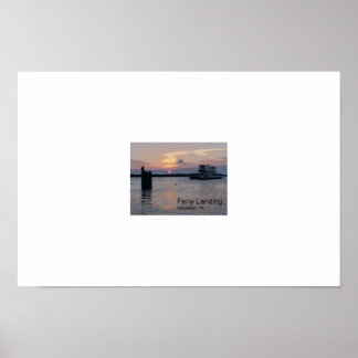 Póster Aterrizaje de ferris, Galveston TX