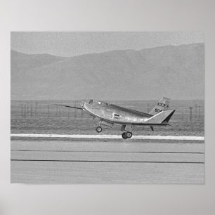 Póster Aterrizaje del vuelo HL-10 primer