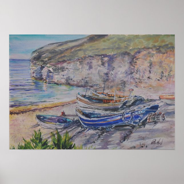 Póster Aterrizaje en el norte, Flamborough (Frente)