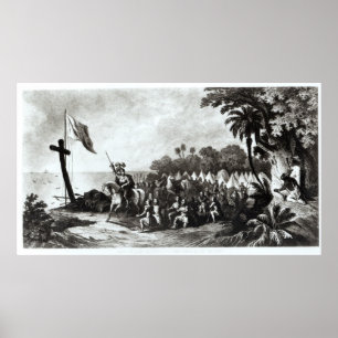 Póster Aterrizaje en la bahía de Tampa