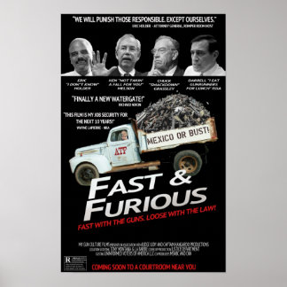 Póster ATF Operation Fast & Furious