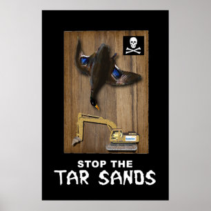 Póster Athabasca Tar Sands Duck Mount