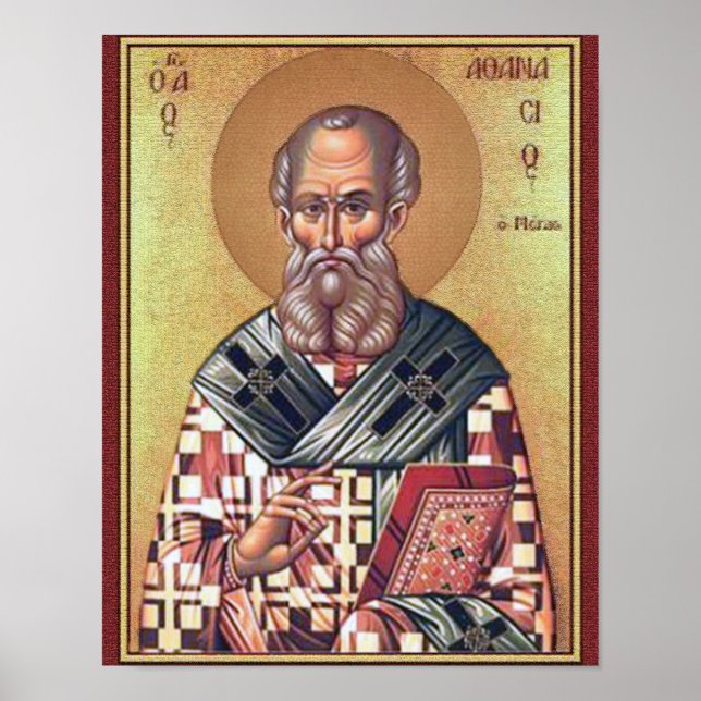Póster Athanasius de Alejandría (Frente)