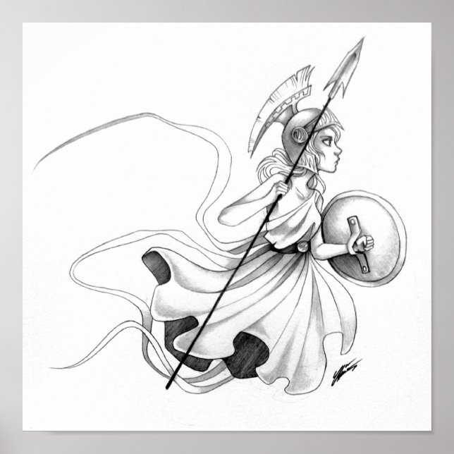 Póster Athena (Frente)
