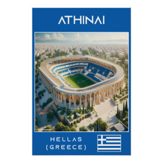 Póster Athens Stadium - Ecological Design