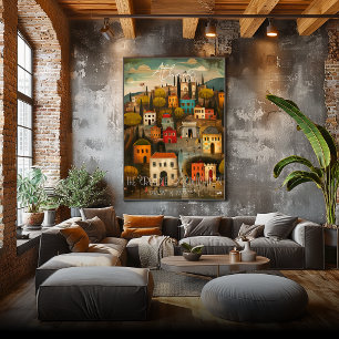 Póster Athens: The Cradle of Civilization - Whimsical Art