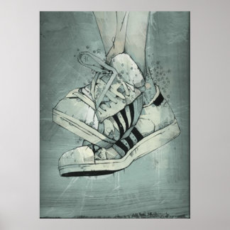 Póster Athletic Feet Poster