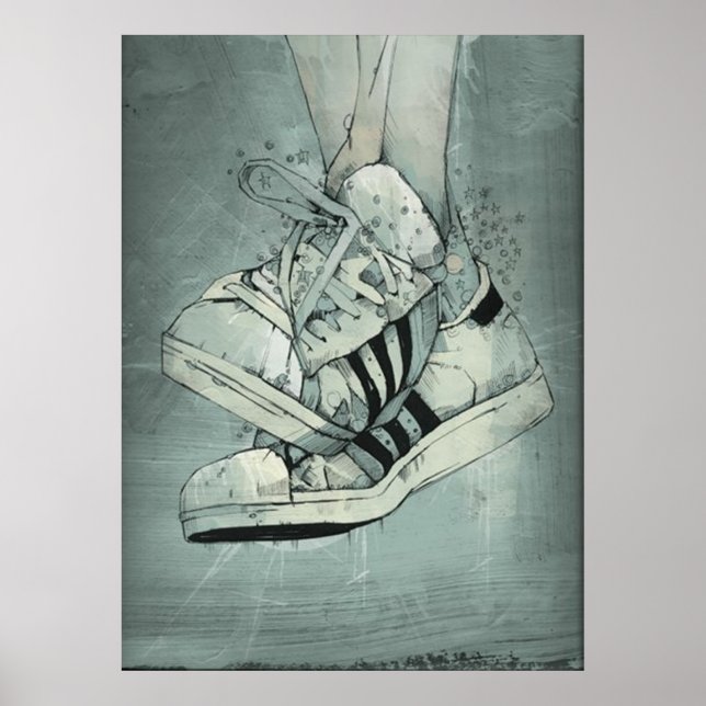 Póster Athletic Feet Poster (Frente)