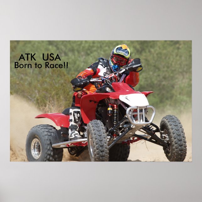 Póster ATK 450 Quad Racing (Frente)