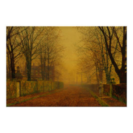 Póster Atkinson Grimshaw Noche brillante CC0539