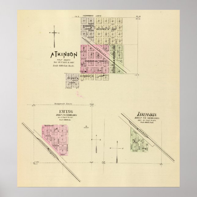 Póster Atkinson, Nebraska (Frente)