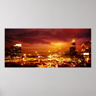 Póster Atlanta en Dusk