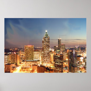 Póster Atlanta Georgia