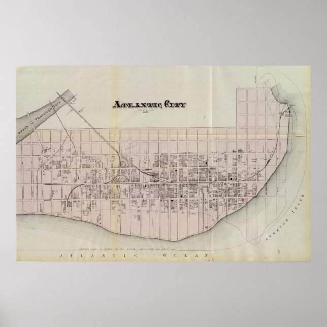 Póster Atlantic City, New Jersey (Frente)
