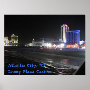 Póster Atlantic City, NJ ~ Trump Plaza Casino