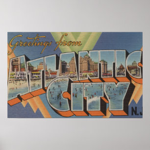 Póster Atlantic City, Nueva Jersey (Escena de la Pasarela